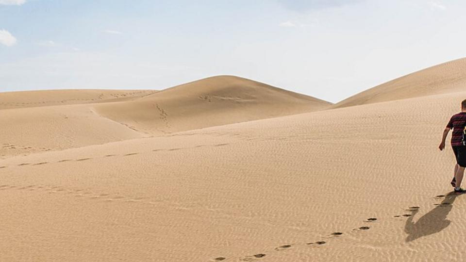 Sandstrand von Playa del Inglés auf Gran Canaria