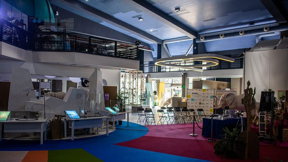 Innenraum des Museo Elder für Wissenschaft und Technik