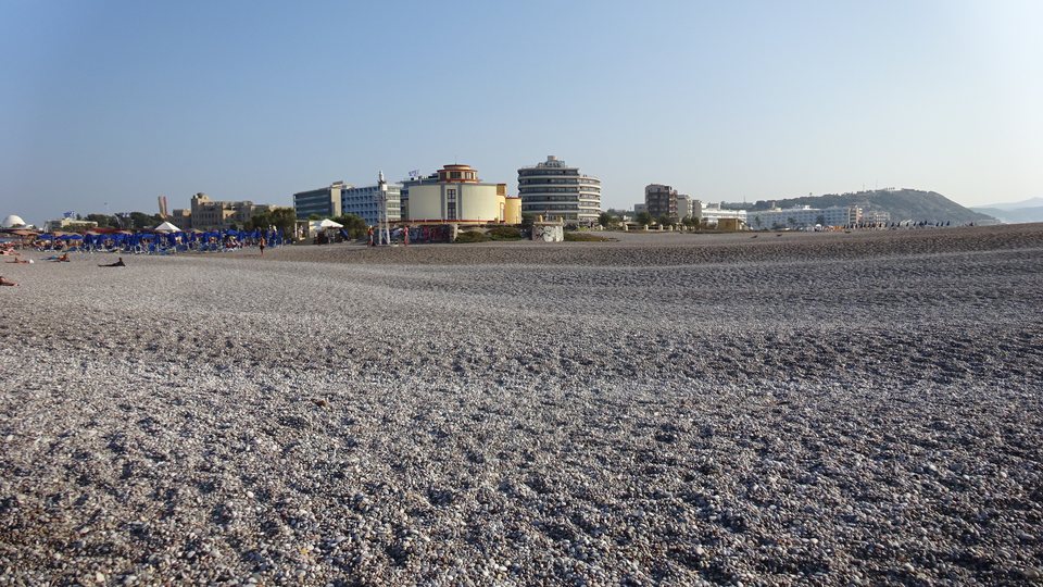 Gebäude des Aquariums am nördlichen Ende von Rhodos-Stadt